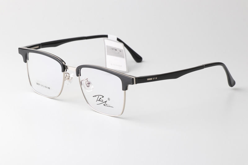 TT98571 Eyeglasses Black Silver