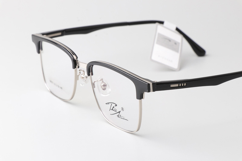 TT98571 Eyeglasses Black Silver