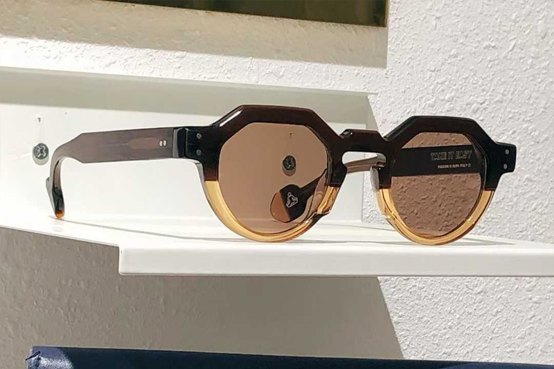 Take It Easy Sunglasses Coffee Yellow Brown
