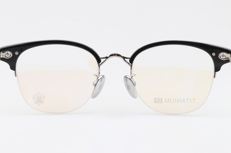 Tang Eyeglasses Black Silver