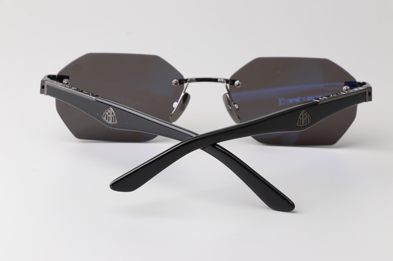The Aman Sunglasses Gunmetal Black Gray