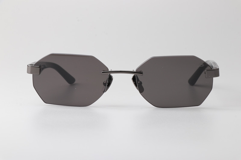 The Aman Sunglasses Gunmetal Black Gray