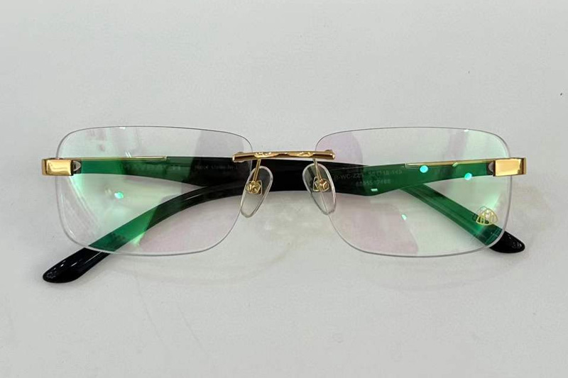 The Artist III Eyeglasses Gold Black