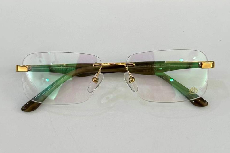 The Artist III Eyeglasses Gold Brown