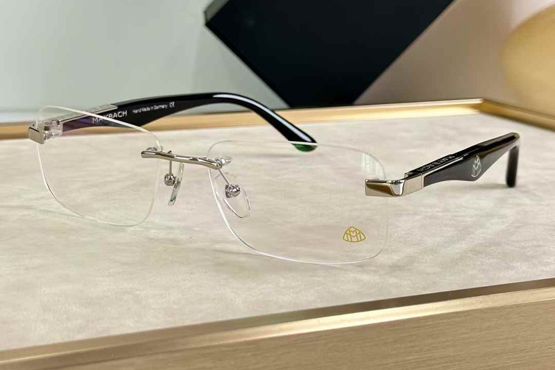 The Artist III Eyeglasses Silver Black