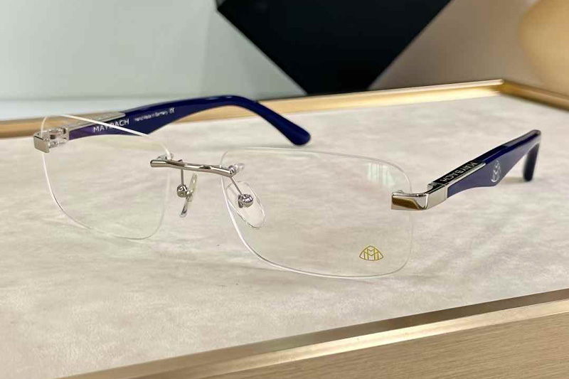 The Artist III Eyeglasses Silver Blue