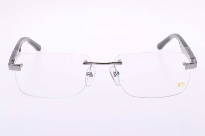 The Artist I Eyeglasses In Silver Black