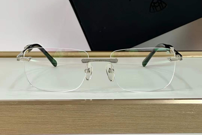 The Conquest Eyeglasses Silver Black