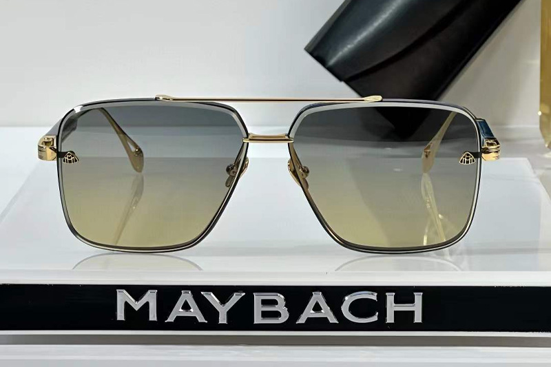 The Gen I Sunglasses Blue Gold Gradient Gray