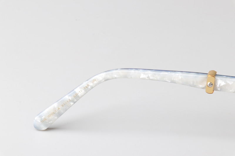 The Idoli-A Sunglasses Gold Blue Gradient Blue