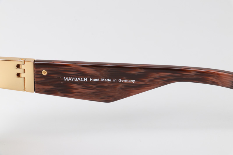 The King III Sunglasses Gold Green Gradient Brown