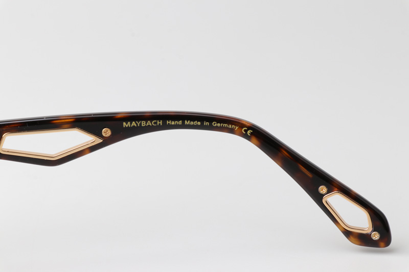 The King II Sunglasses Gold Tortoise Gradient Brown