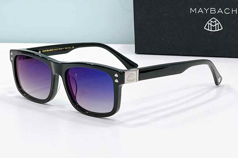 The King Sunglasses Black Gradient Blue