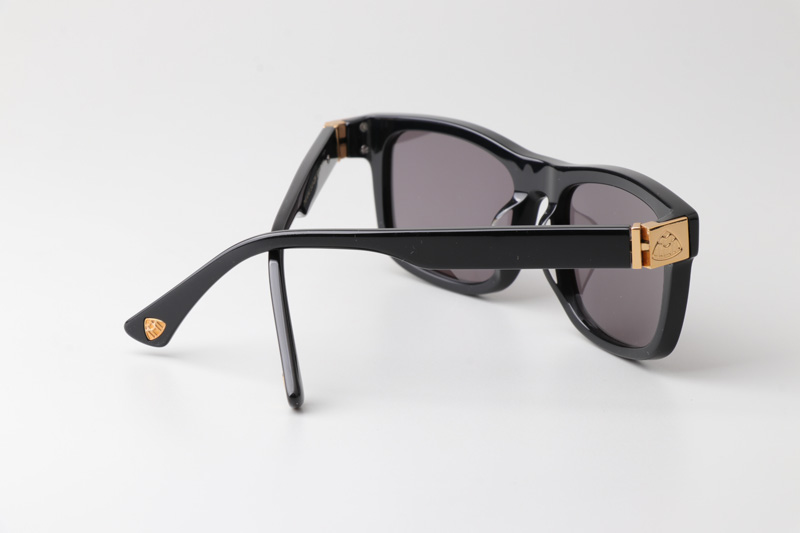 The King Sunglasses Black Gray
