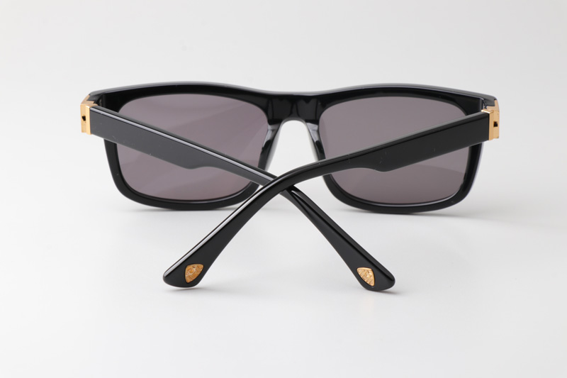 The King Sunglasses Black Gray