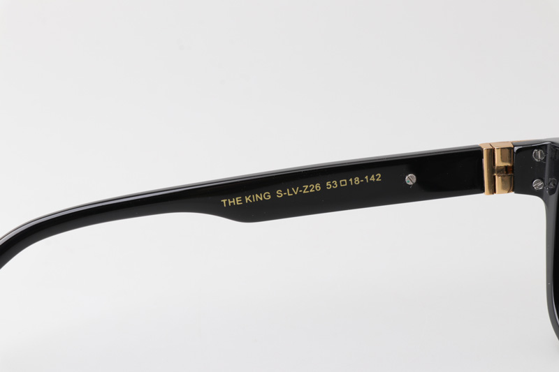 The King Sunglasses Black Gray