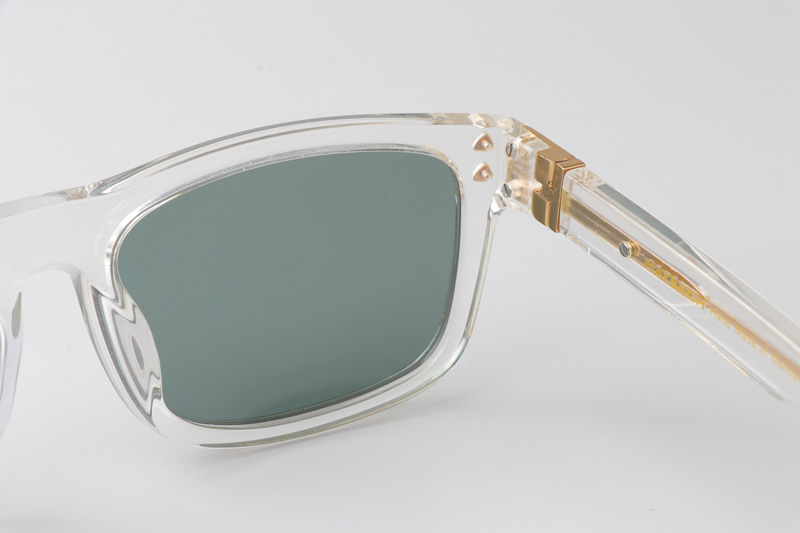 The King Sunglasses Transparent Green