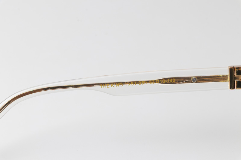 The King Sunglasses Transparent Green