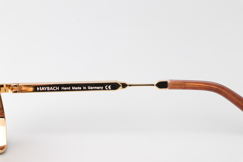 The Loew Sunglasses Gold Gradient Brown