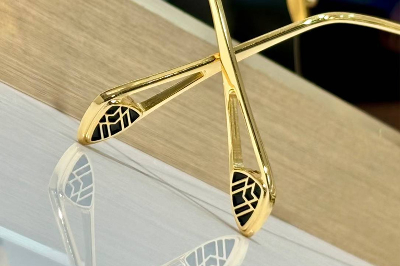 The Nean Sunglasses Gold Black Brown