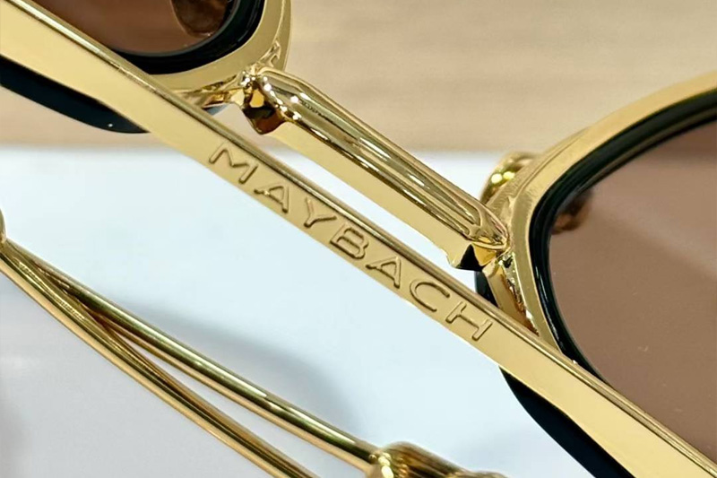 The Nean Sunglasses Gold Black Brown