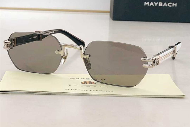 The Post Sunglasses Silver White Gray