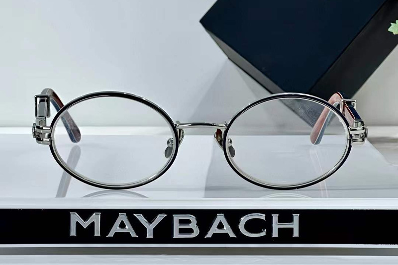 The Producer I Eyeglasses Silver Blue