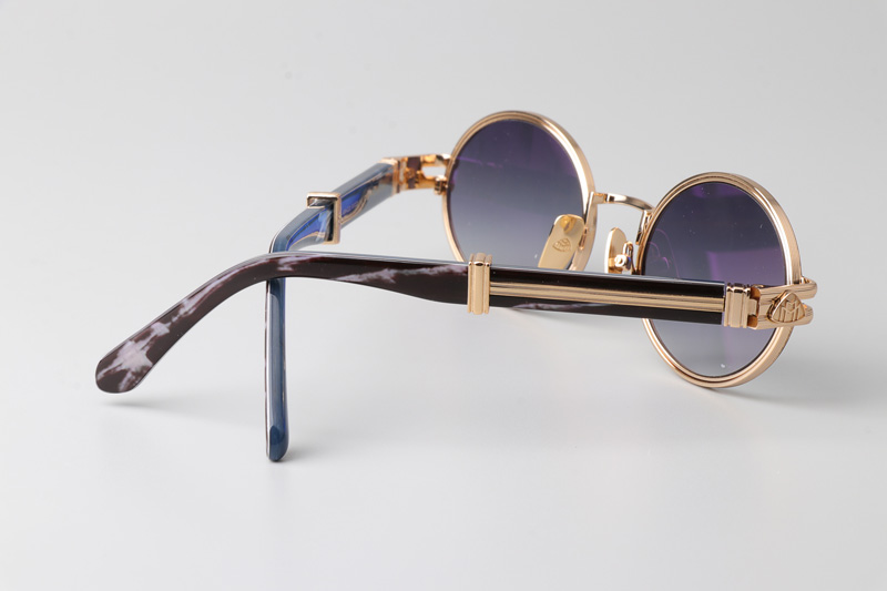 The Producer I Sunglasses Gold Black Gradient Gray