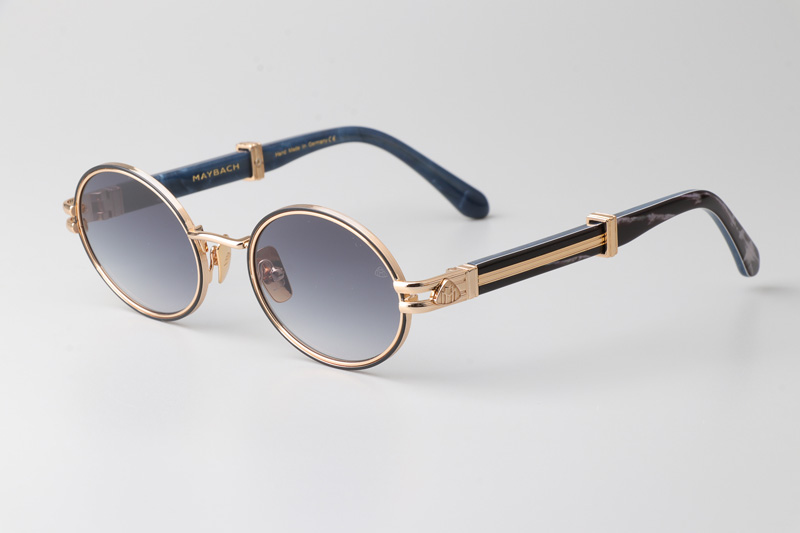 The Producer I Sunglasses Gold Black Gradient Gray