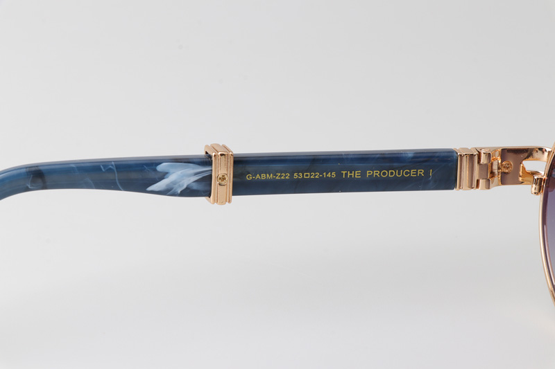 The Producer I Sunglasses Gold Black Gradient Gray