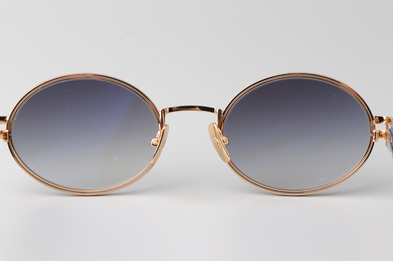 The Producer I Sunglasses Gold Black Gradient Gray