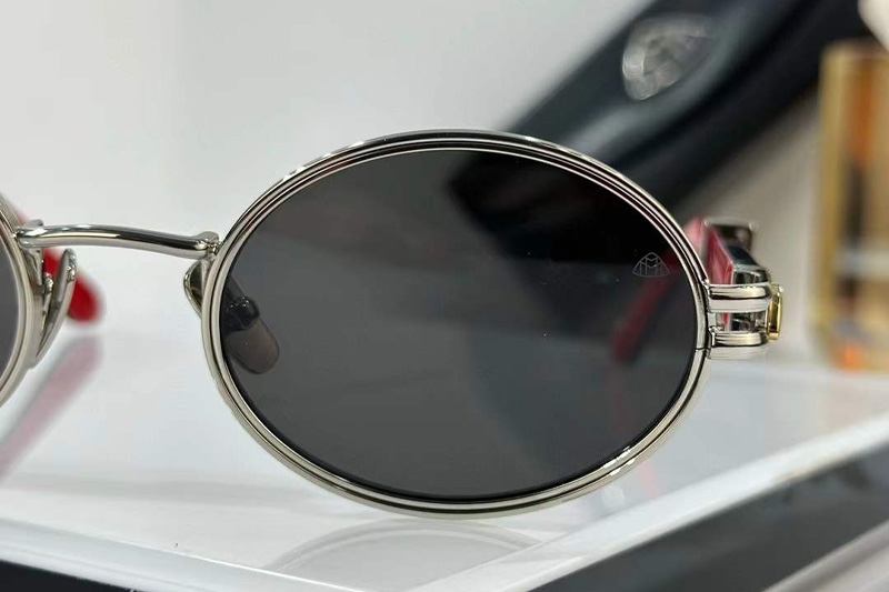The Producer I Sunglasses Silver Black Gray