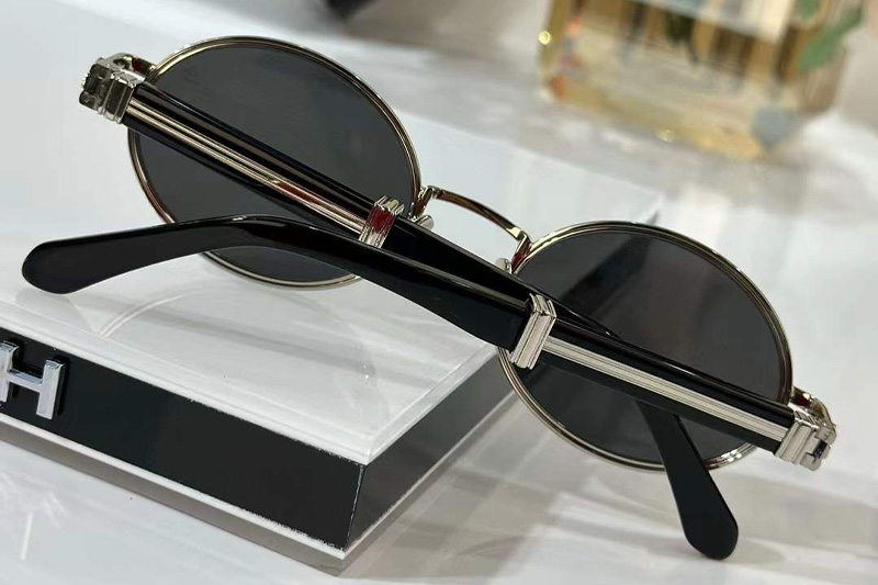 The Producer I Sunglasses Silver Black Gray