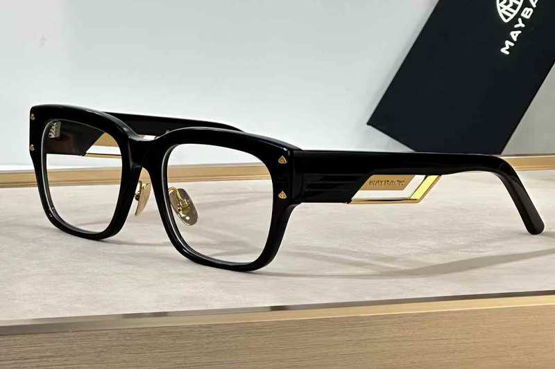 The Rebel II Eyeglasses Black Gold