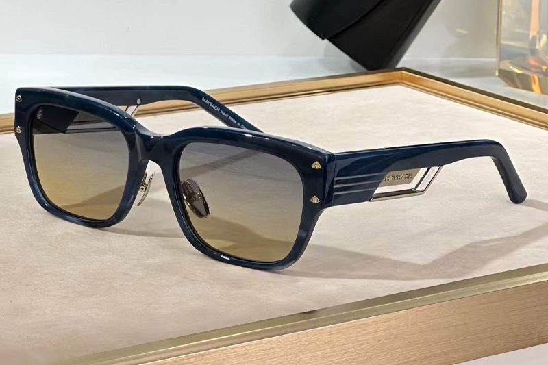 The Rebel II Sunglasses Blue Gradient Brown