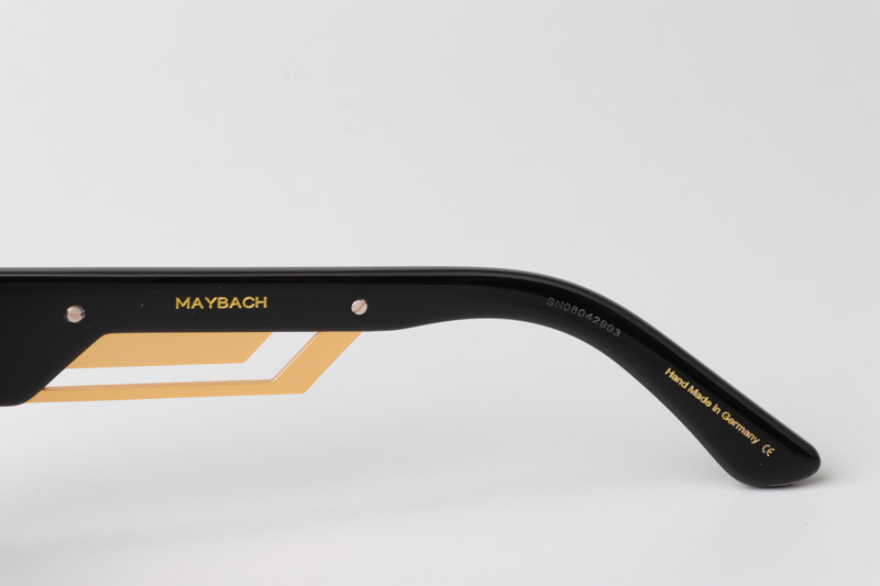 The Rebel I Sunglasses Black Gold Gradient Gray