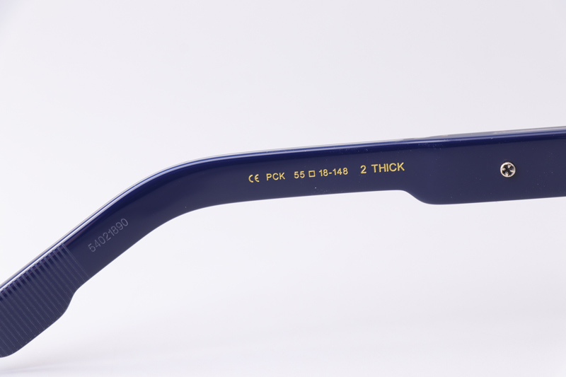 Thick Eyeglasses Blue