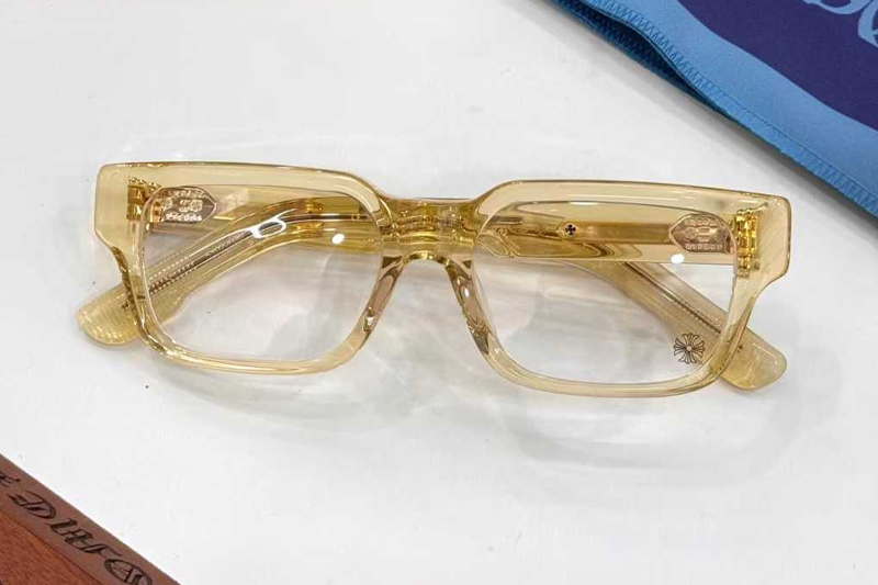 Thick Eyeglasses Brown