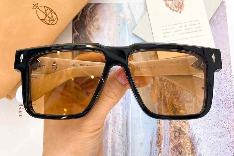 Tramonto Sunglasses Black White Brown