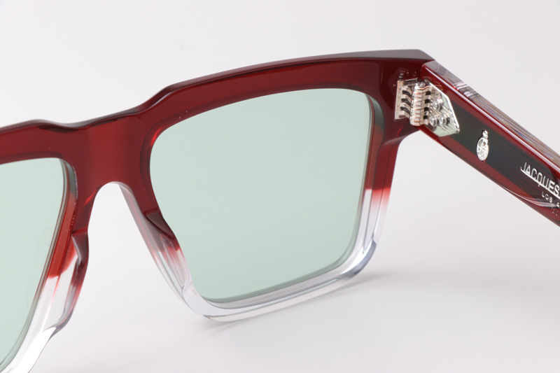 Tramonto Sunglasses Red Transparent Green