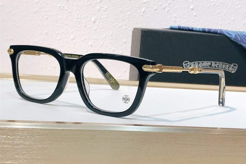 Tresticles Eyeglasses Black Gold