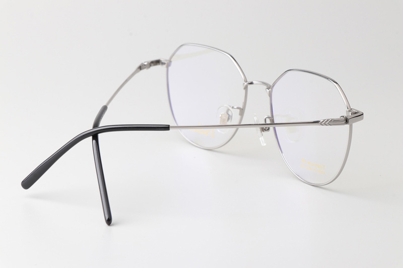 V20183 Eyeglasses Black Silver