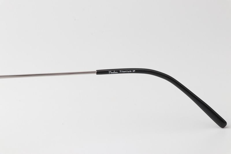 V20183 Eyeglasses Black Silver