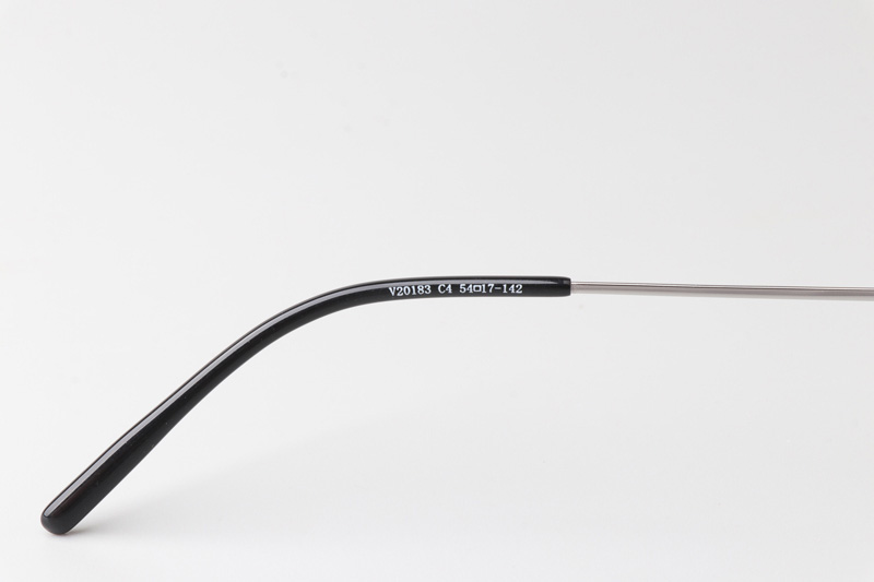 V20183 Eyeglasses Black Silver