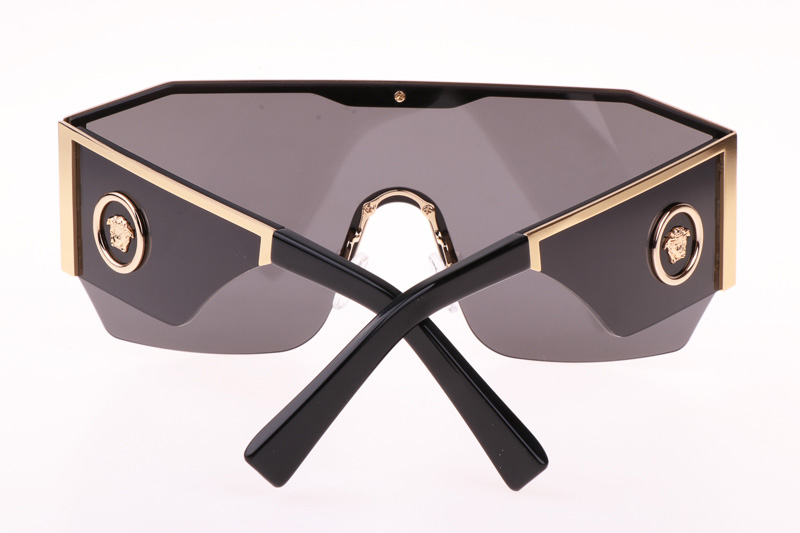 VE2220 Sunglasses In Gold Grey Lens