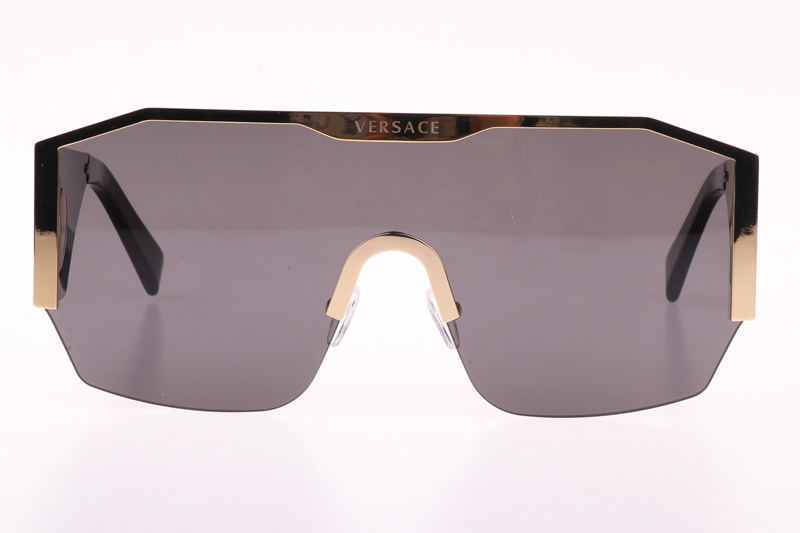 VE2220 Sunglasses In Gold Grey Lens