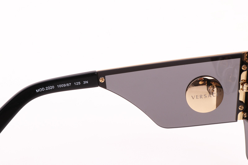VE2220 Sunglasses In Gold Grey Lens