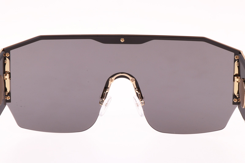 VE2220 Sunglasses In Gold Grey Lens