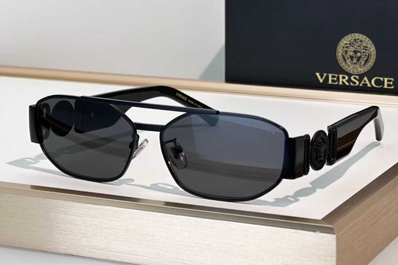 VE2287 Sunglasses Black Gray