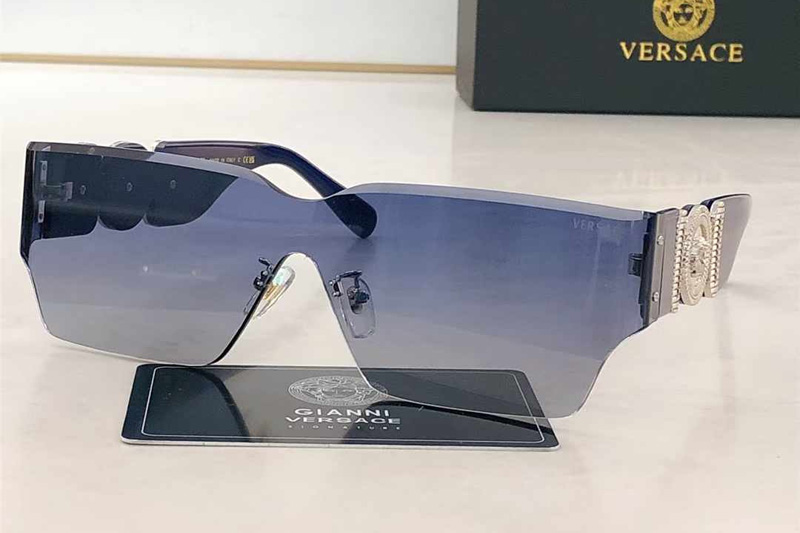 VE6782 Sunglasses Blue Silver Gradient Blue